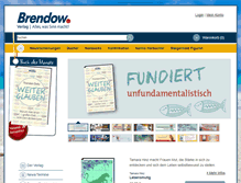 Tablet Screenshot of brendow-verlag.de